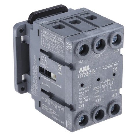 Рубильник OT25FT3 до 25А 3п дверного монтажа (без ручки) ABB (1SCA104884R1001) ФЛ