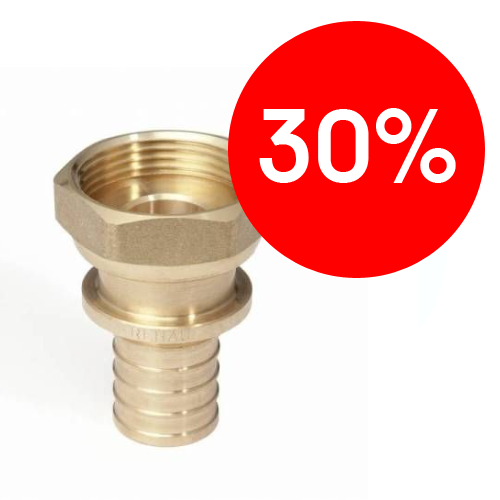 Переходник с накидной гайкой RX+ 16-G 3/4" REHAU