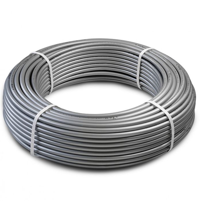 Труба PEX-a 16x2.2 серая бухта 120 м AquaHeat PRO AQUA с кислородным слоем EVOH SDR 7.4