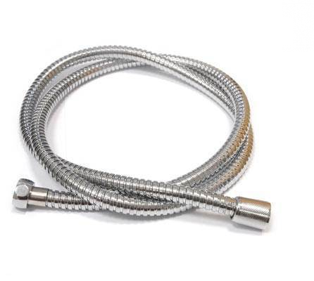 Шланг для душа 150см 1/2"х1/2" конус имп/имп нержавеющая сталь Ø14мм двойной зажим STANDART MELODIA 20331