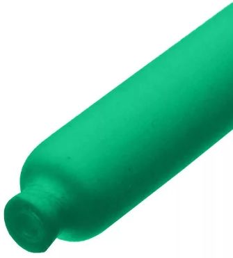 Термоусаживаемая трубка ТУТ (HF) 40/20мм (зеленая) КВТ