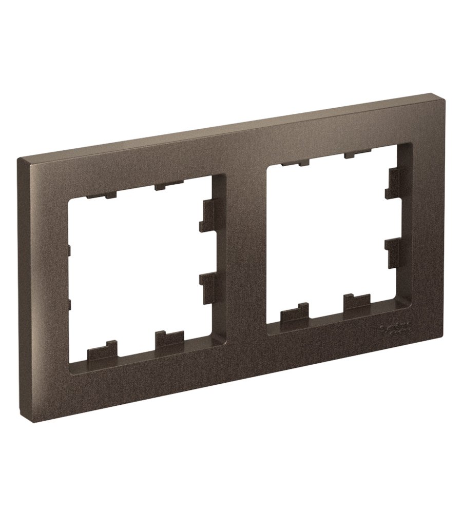 Рамка 2 поста (мокко) ATLASDESIGN SE