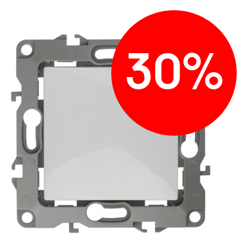 Переключатель 1кл на 2 направления 10АХ (белый) Эра12 ЭРА (12-1103-01)