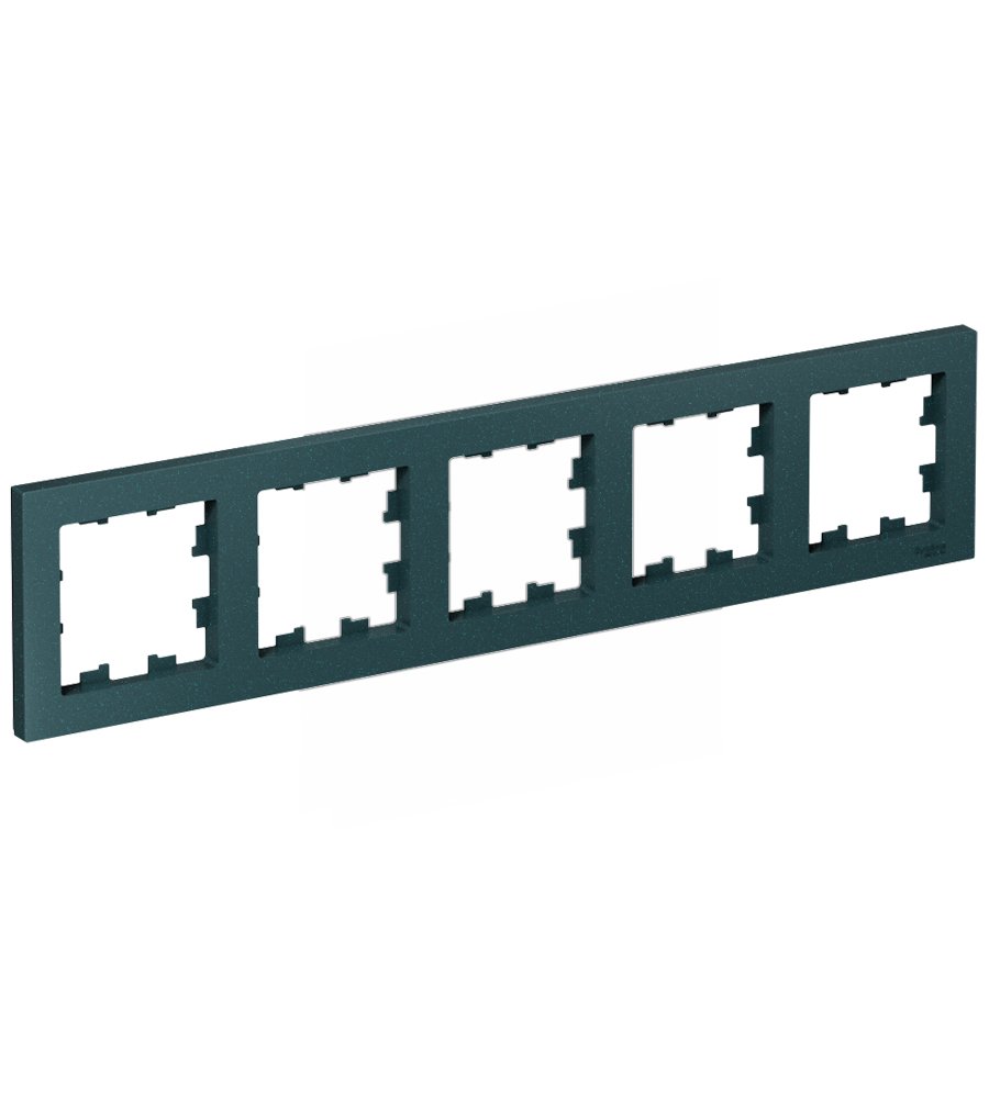 Рамка 5 постов универсальная (изумруд) ATLASDESIGN SE