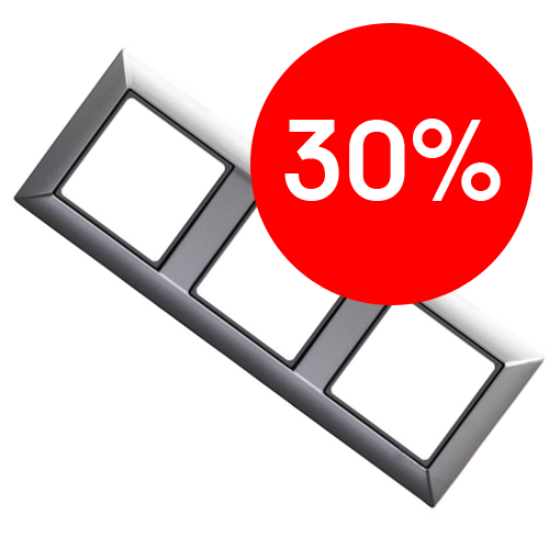 Рамка 3 поста (алюминий) ECO Profi JUNG