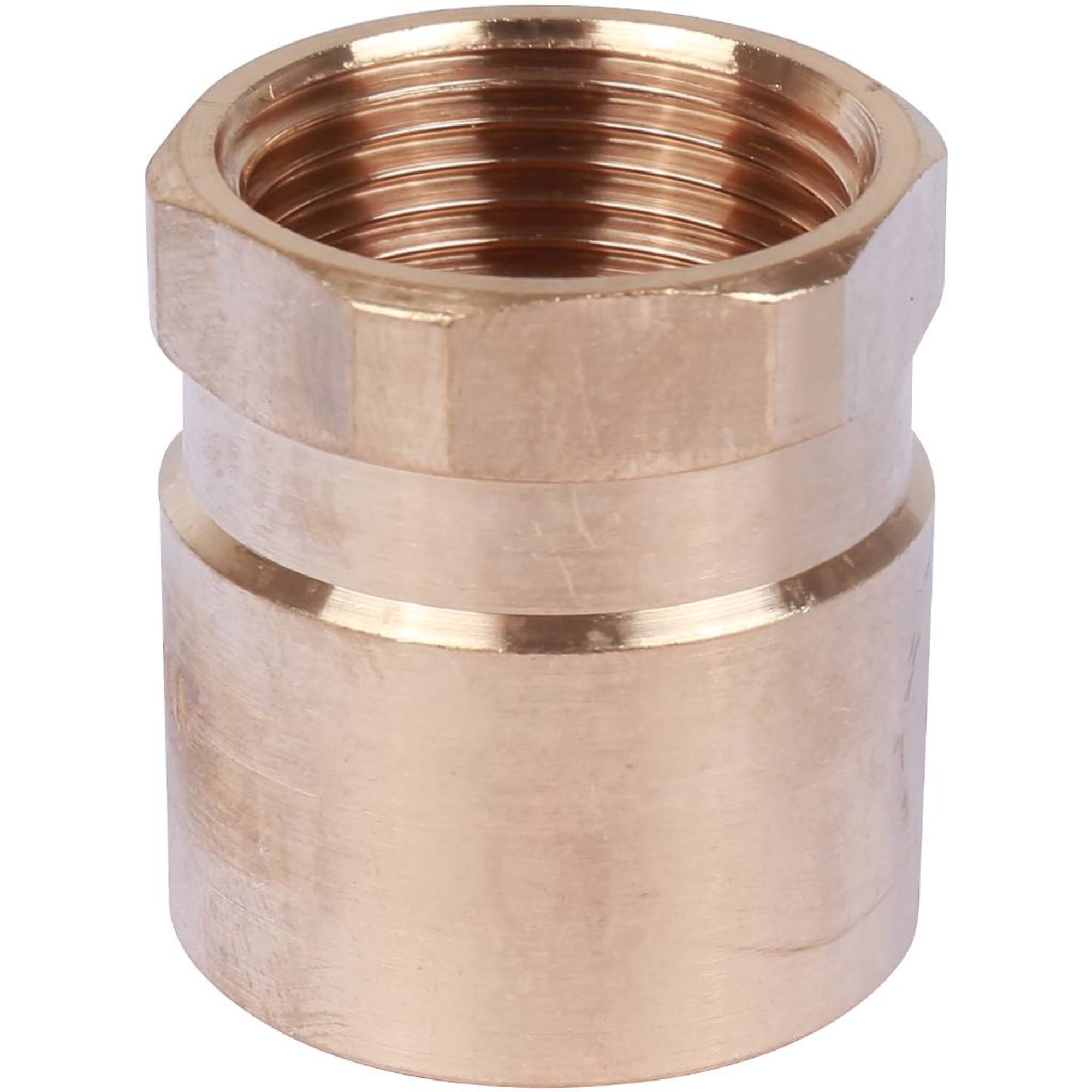 Переход 4270g ВП-ВР бронза 28x3/4" для медных труб под пайку Sanha