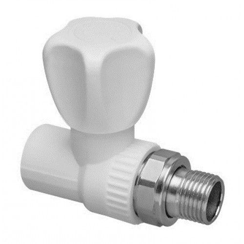 Вентиль PP-R для радиатора 20-1/2" прямой РосТурПласт