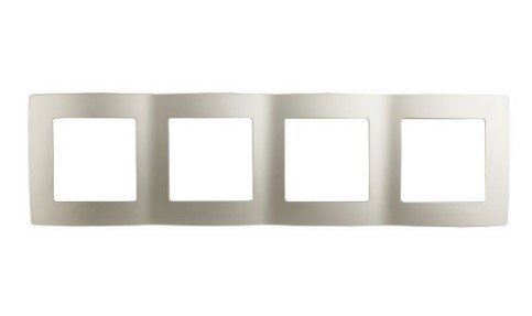 Рамка 4 поста (перламутр) Эра12 ЭРА (12-5004-15)