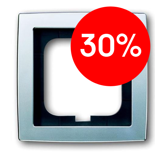 BJE Рамка 1 пост (матовый хром) Solo/future