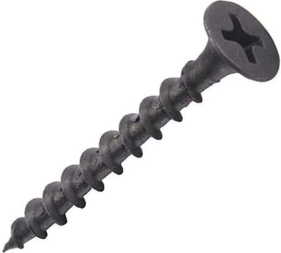 Саморез черный по ГК редкий шаг 3.8х41 (25шт) (3.8х41) Tech-Krep 102372