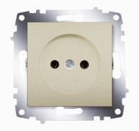 Розетка без заземления (титаниум) TRELB Cosmo АВВ
