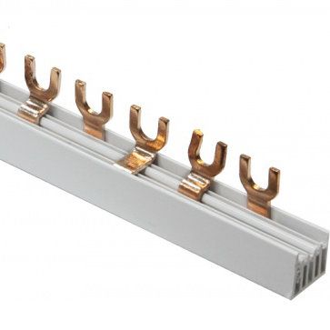 Шина соединительная 3ф 54 модуля 63А FORK вилка. разрезаемая (1шт=3 модуля) ИЭК/TDM (YNS11-3-063/SQ0802-0011)