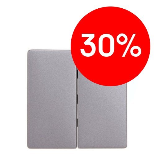 Клавиша 2-я (алюминевый металлик) DELTA Siemens (5TG6245) УЦЕНКА