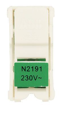 Блок светодиодной подсветки для выключателей N2191 VD (цвет цоколя зеленый) Zenit ABB