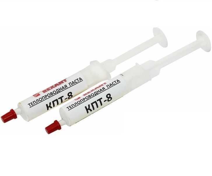 Паста теплопроводная в шприце КПТ-8 (5мл) REXANT (09-3750)