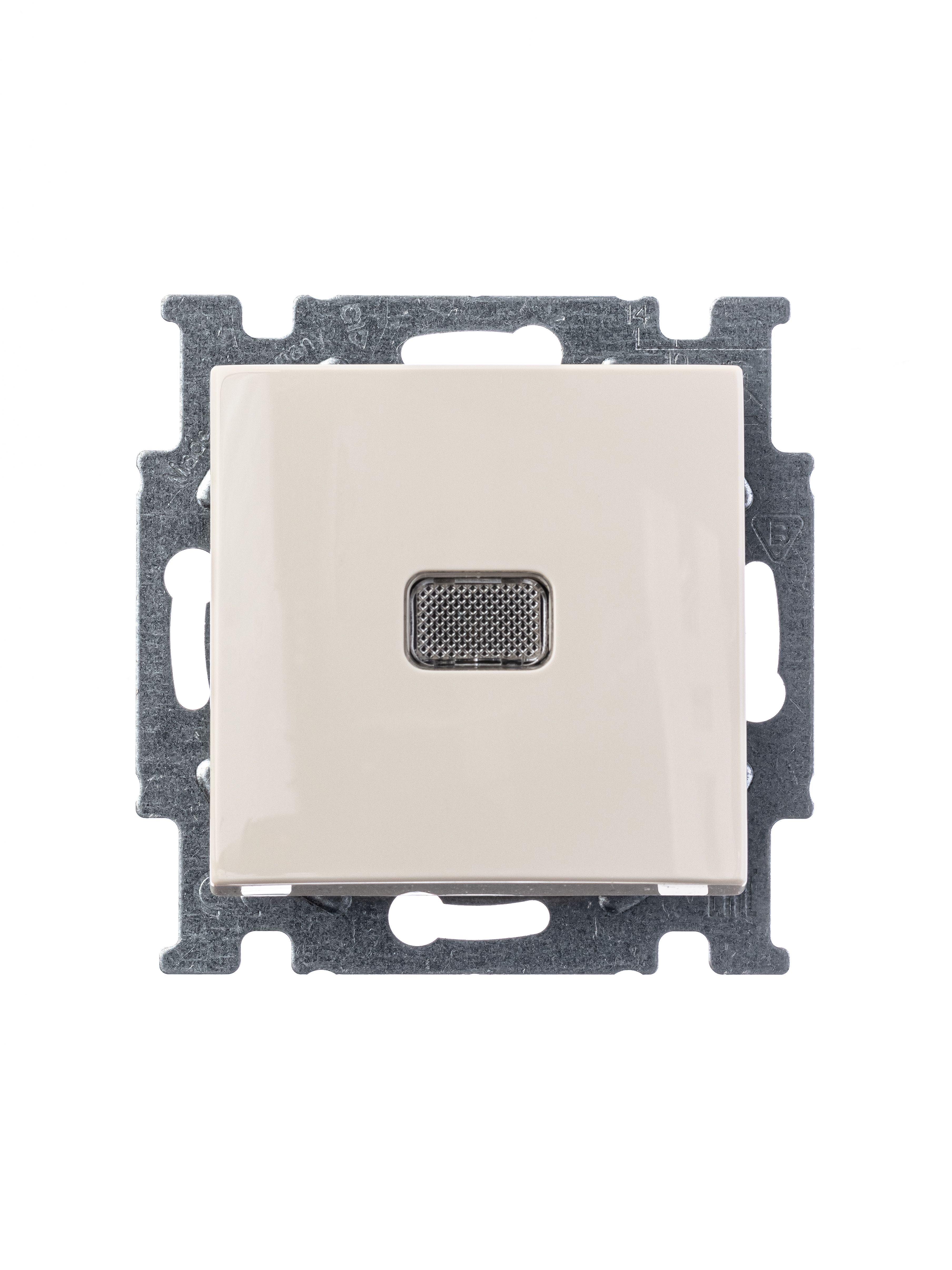 Выключатель 1кл с подсветкой 2006/1 UCGL-92 (слоновая кость) Basic 55 ABB