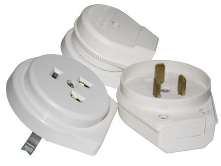 Разъем СЭ РШ-ВШ 32-003 32А 220В IP20 (белый)