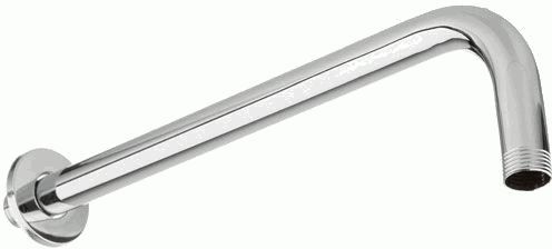 Держатель верхнего душа MELODIA 1/2"НР 30см с отражателем настенный нерж. хром MKP20511P