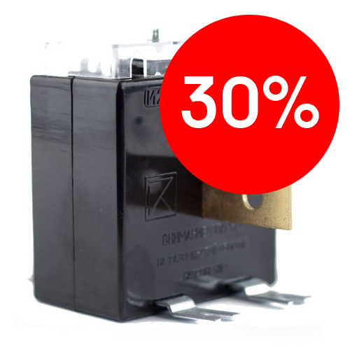 Трансформатор тока Т 0.66 50/5 пластиковый корпус с крышкой несъемная шина  (старше года) УЦЕНКА