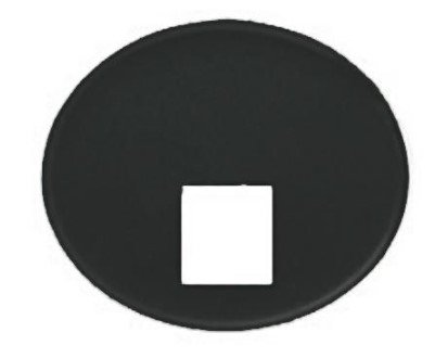 NIE 5517.1 AN Накладка 1-й TF и компьютерной розетки (антрацит) Tacto АВВ