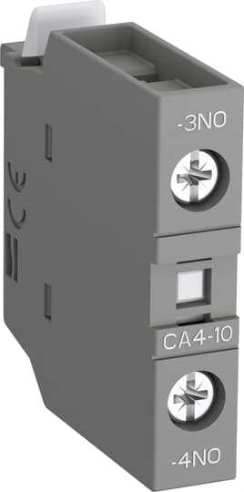 Блок контактный CA4-10 (1НО) фронтальный для контакторов AF09-AF96 реле NF22E-NF40E ABB (1SBN010110R1010)