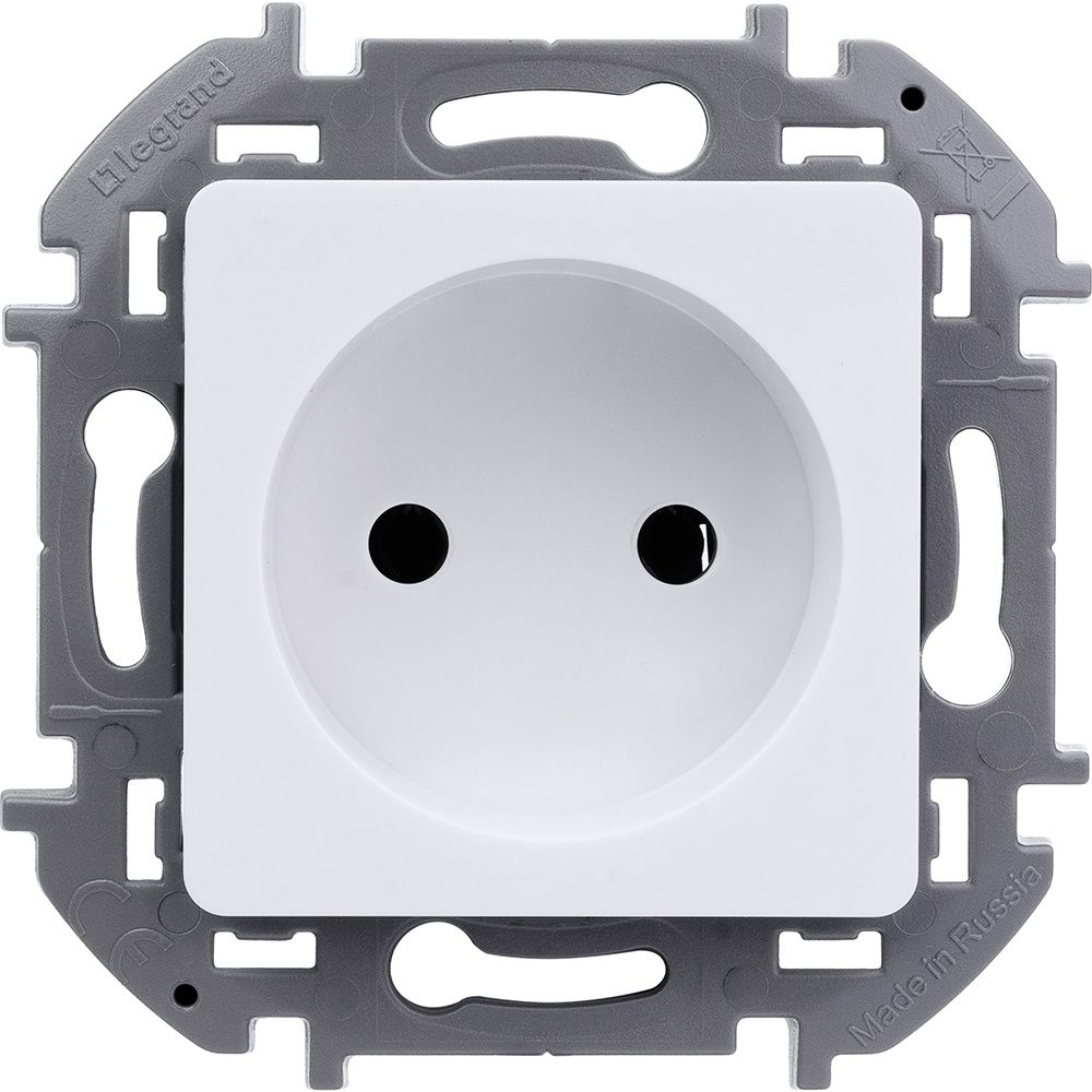 Розетка 2К (белый) INSPIRIA Legrand/Daccord (673710)