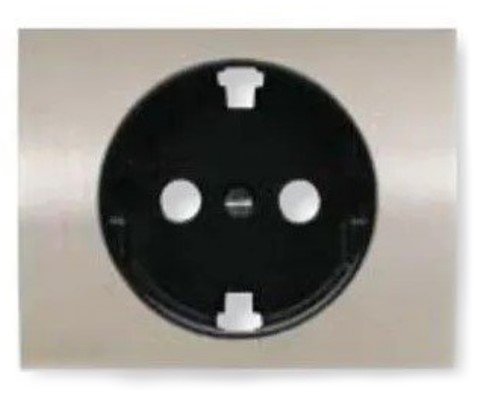 NIE 8488 NC Накладка для розетки 2Р+Е (никель) Olas АВВ