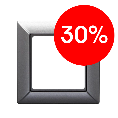 Рамка 1 пост (алюминий) ECO Profi JUNG