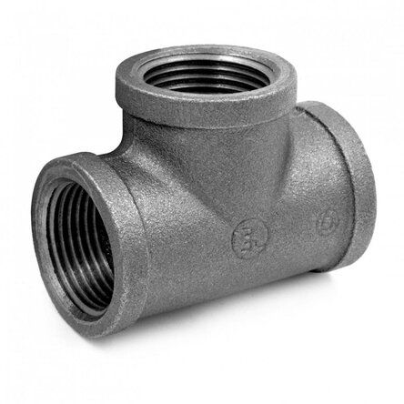 Тройник чугун Ду 25 (1") ВР/ВР Fittex