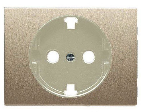 NIE 8488 CS Накладка для розетки 2Р+Е (атласная медь) Olas АВВ