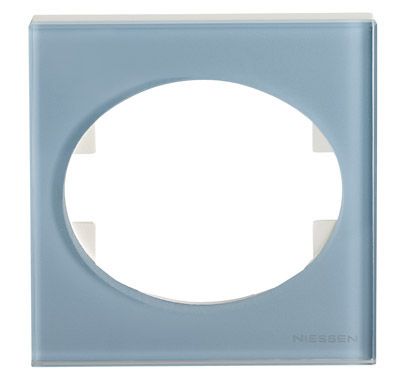 NIE 5571 CA Рамка 1 пост (стекло синее) Tacto АВВ