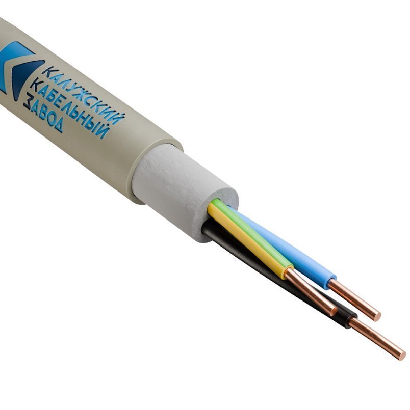 Кабель силовой NUM-J 3х2.5 Калужский кабельный завод (ККЗ) (ТУ по ГОСТ)