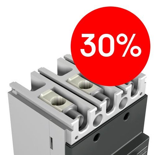 Выводы силовые выключателя KIT FC CuAl A2 250A (комплект 3шт) Formula ABB (1SDA066254R1)