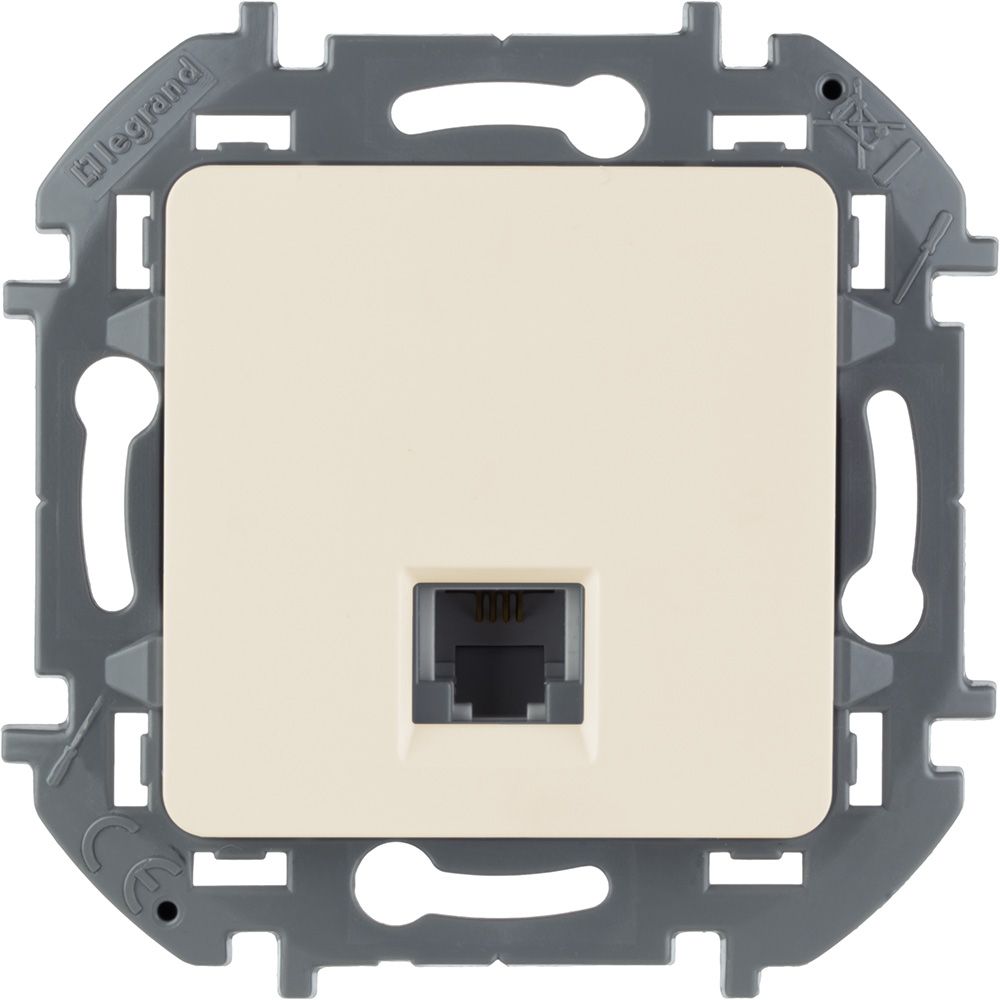 Розетка TF RJ11 (слоновая кость) INSPIRIA Legrand/Daccord (673821)