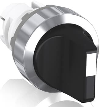 Переключатель М2SS1-20В (короткая ручка) 2-х позиционный без подсветки (только корпус) 45˚с фиксацией ABB