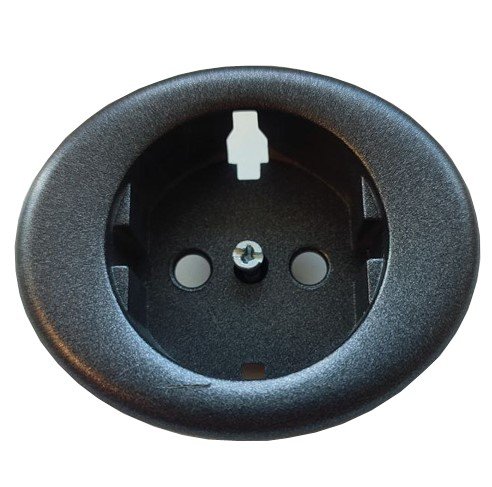 NIE 5588 AN Накладка для розетки 2Р+Е (антрацит) Tacto АВВ УЦЕНКА