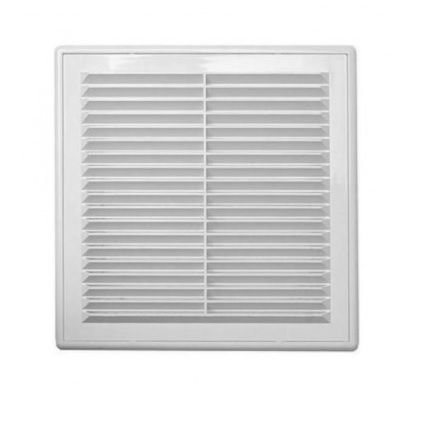 Решетка вентиляционная вытяжная 150х150мм 1515ВР с москитной сеткой разъемная Viento