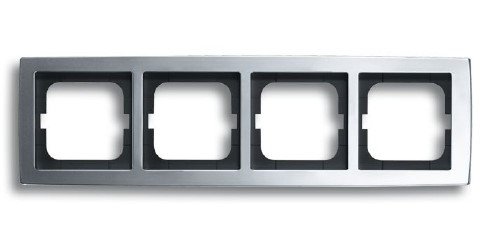 BJE Рамка 4 поста (хром) Solo 1724-80 