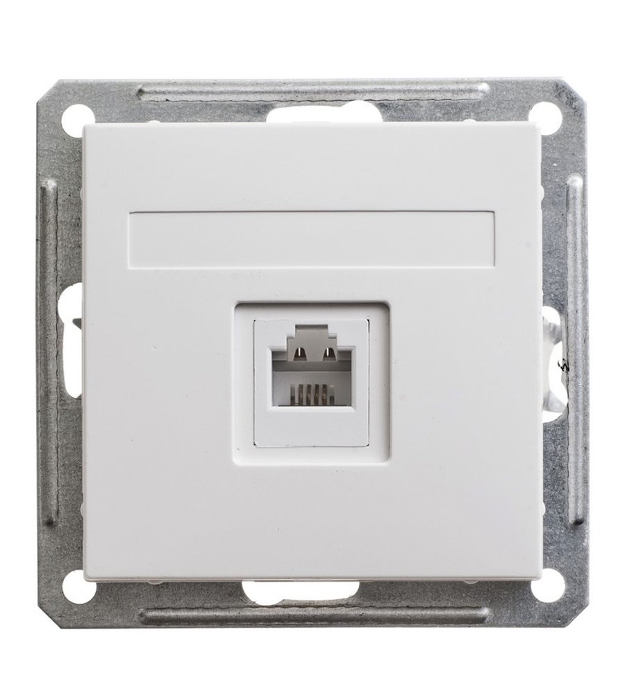 Розеточный механизм СУ TF RJ11 (белый) W59 SE