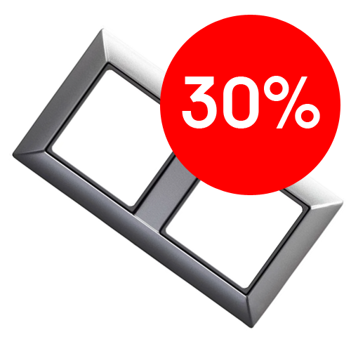 Рамка 2 поста (алюминий) ECO Profi JUNG