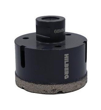 Коронка алмаз. по керамике и керамогран. Super Hard (68 мм M14) Hilberg 