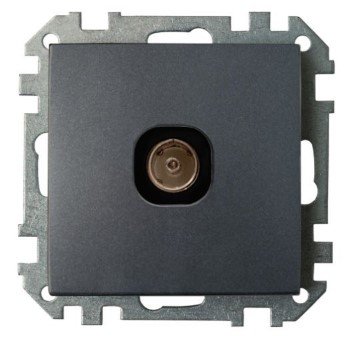 Розетка СУ TV (графит) СТИЛЬ BYLECTRICA