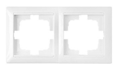 Рамка 2 поста (белый) СТИЛЬ BYLECTRICA