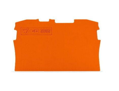 Торцевая и промежуточная пластина для 2-проводниковых клемм серии 2002 WAGO (2002-1292)