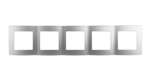 Рамка 5 постов (алюминий) Эра12 ЭРА (12-5005-03)