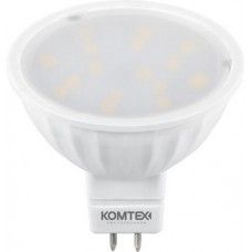 Лампа светодиодная MR16 5Вт 3000К 350Лм GU5.3 KOMTEX