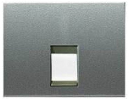 NIE 8417.1 GA Накладка TF и компьютерной розетки (серый гранит) Olas АВВ
