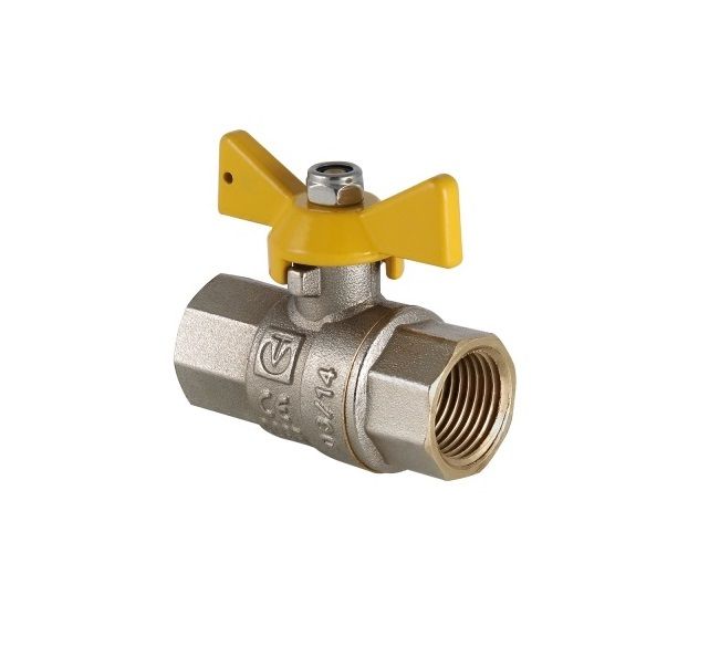 Кран шаровой газовый 1/2 ВН/ВН (ручка-бабочка) VALTEC