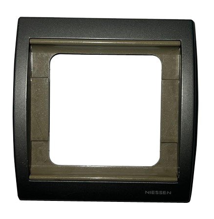 NIE 8471 NС Рамка 1 пост (никель) Olas АВВ УЦЕНКА