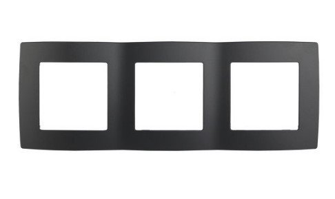 Рамка 3 поста (антрацит) Эра12 ЭРА (12-5003-05)